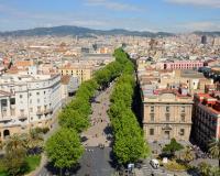 Барселона: улица рамбла