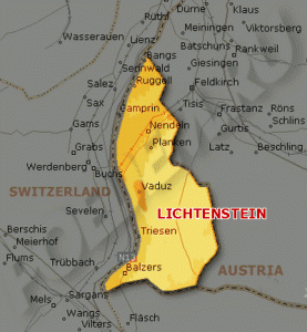 Где находится Лихтенштейн